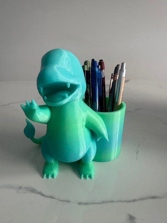 Vaso charmender  3D – Decorazione Anime per la Casa o Scrivania